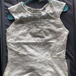 White lace Top - River Island Size 14 (M/L)